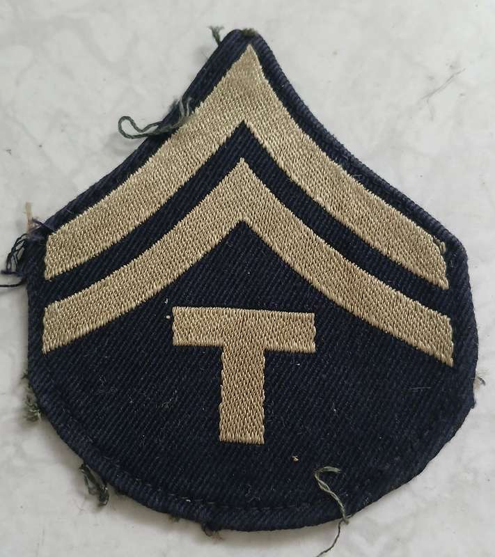 WW2 / Korea US Army Technician 5th Grade Rank Insignia