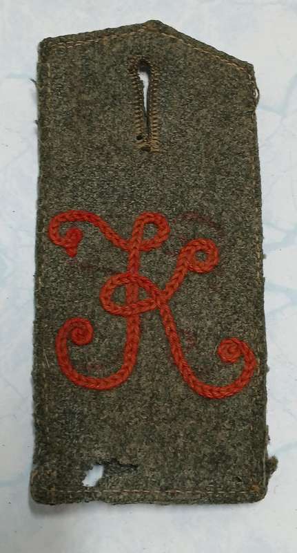WW1 German Shoulder Strap / Board