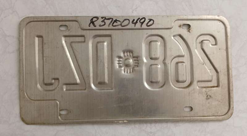 US Number Plate