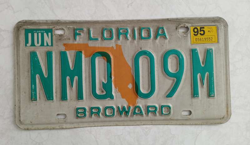 US Number Plate