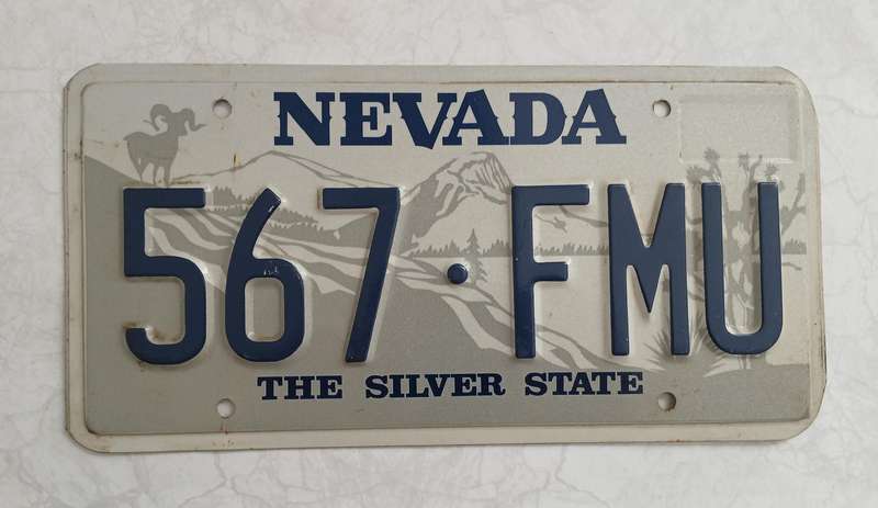 US Number Plate