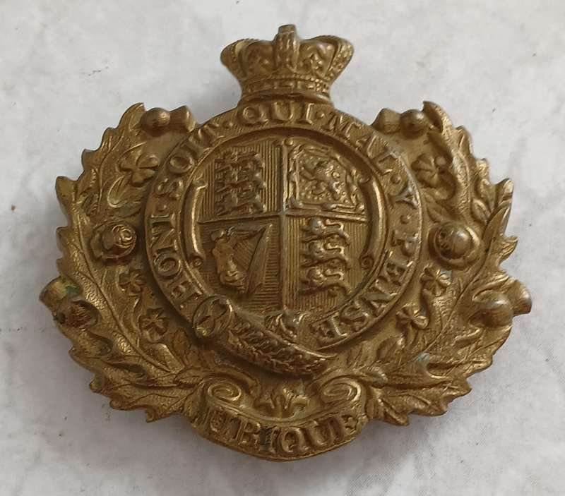 Victorian Royal Engineers Pouch/Belt Badge/Plate