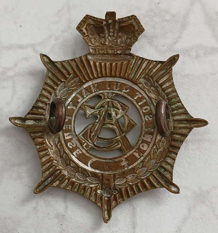 British Army ASC Cap Badge - Victorian Crown