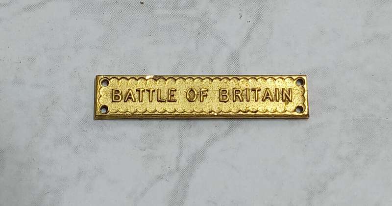 WW2 Battle of Britain Medal Clasp - copy
