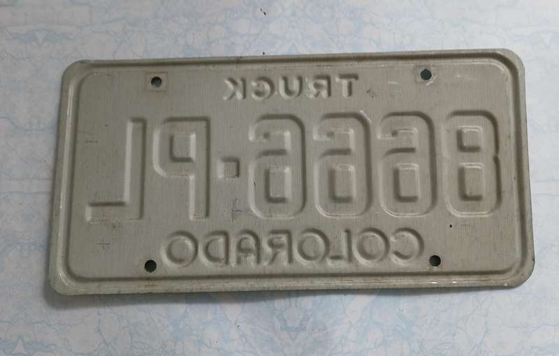 US Number Plate
