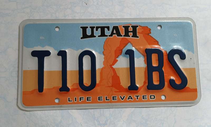 US Number Plate