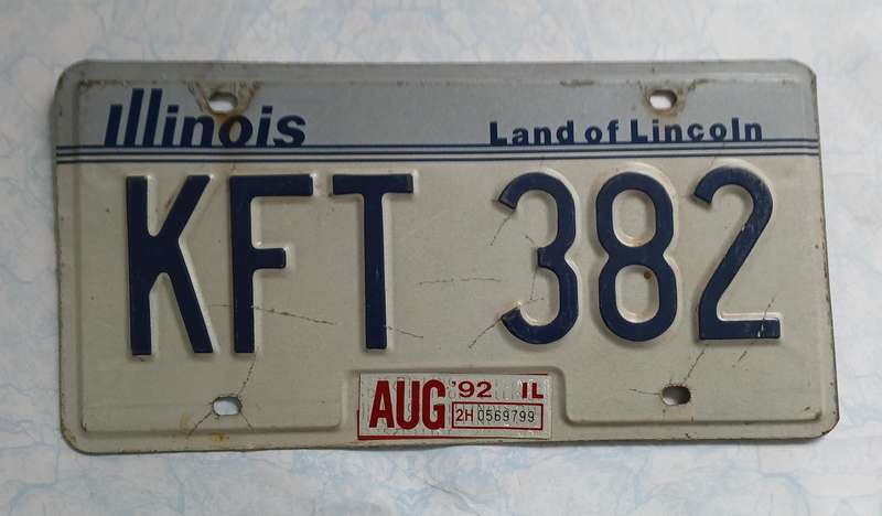 US Number Plate