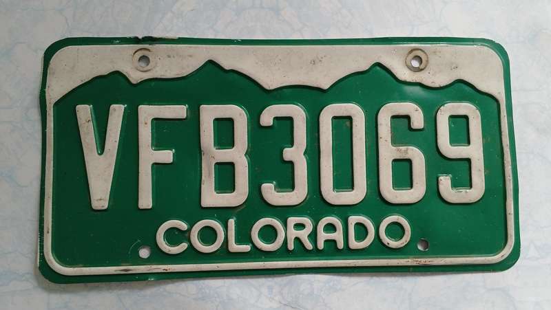 US Number Plate
