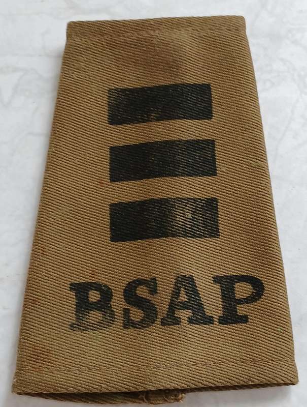 Rhodesian BSAP Slip-on Insignia.