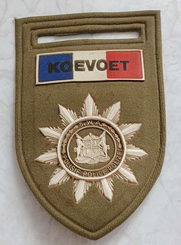 Koevoet / SWAPOL Shoulder Flash