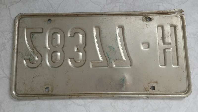 US Number Plate