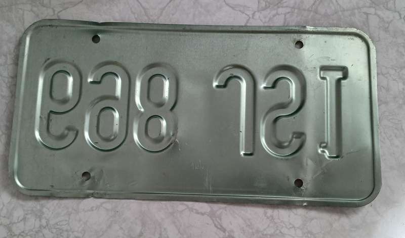 US Number Plate