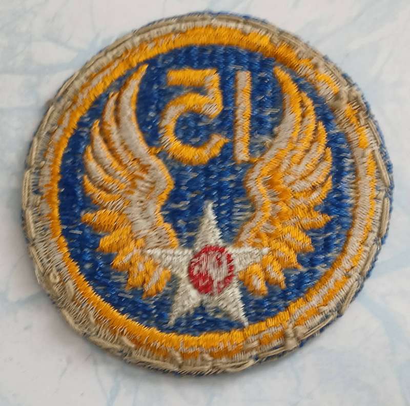 US Army Air Force 15th Air Force Patch