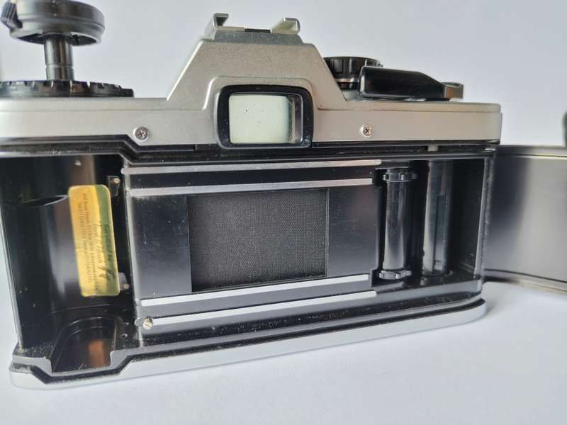 Olympus OM10 and Olympus T32 Flash with accessories