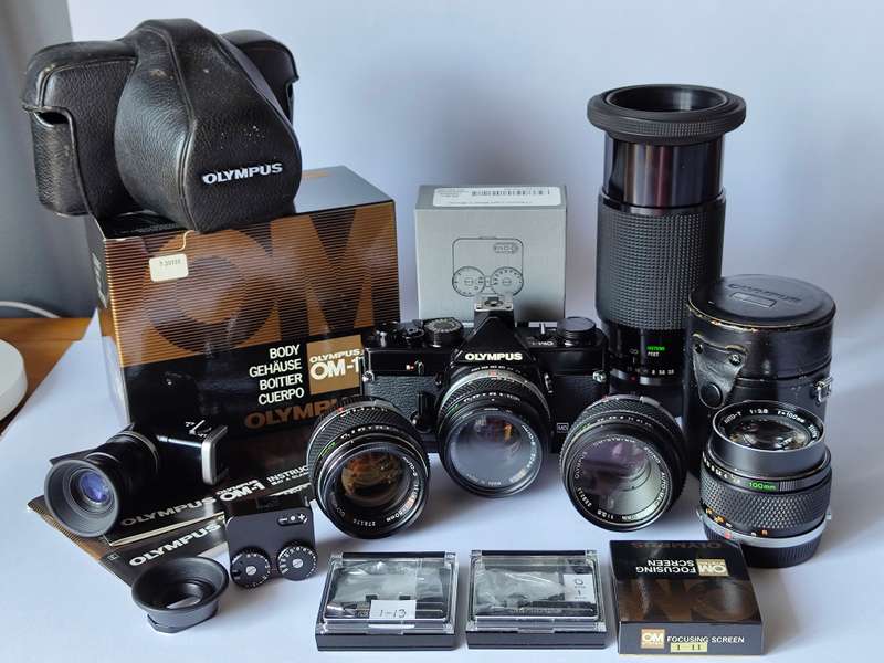 Olympus OM1n 35mm SLR Kit *7 Lenses*