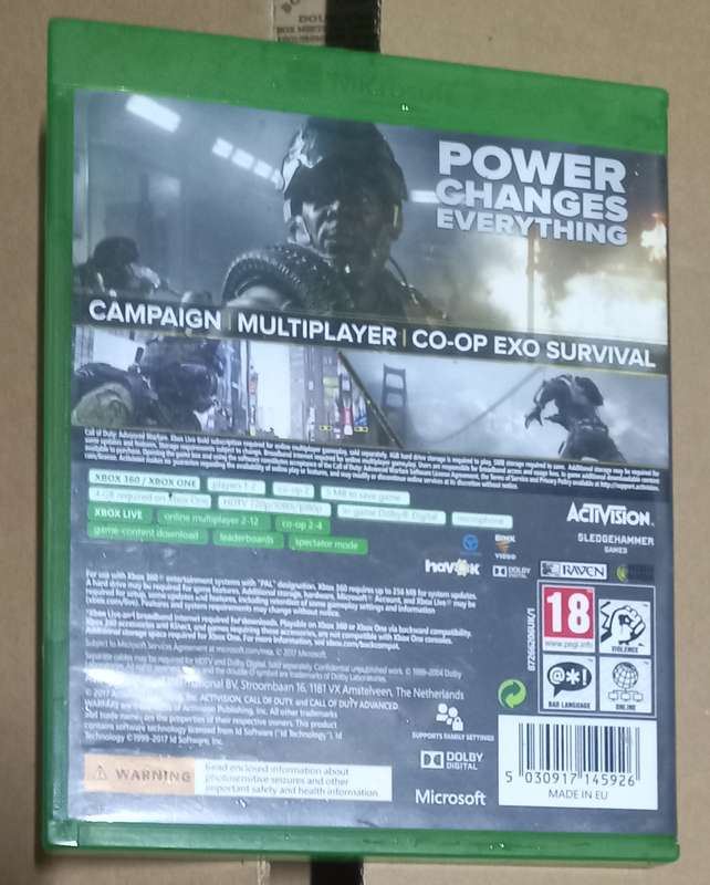 Call of Duty: Advanced Warfare (Microsoft Xbox 360, 2014)