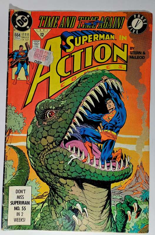 DC Comics Action Comics #664 (April 1991)  Key Issue!