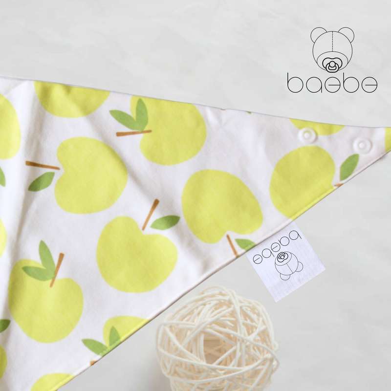 baebe - 2pcs Triangle Cotton Bib
