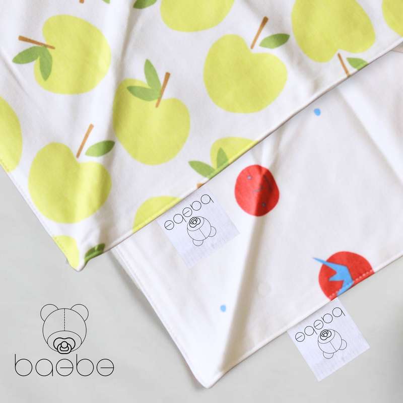 baebe - 2pcs Triangle Cotton Bib