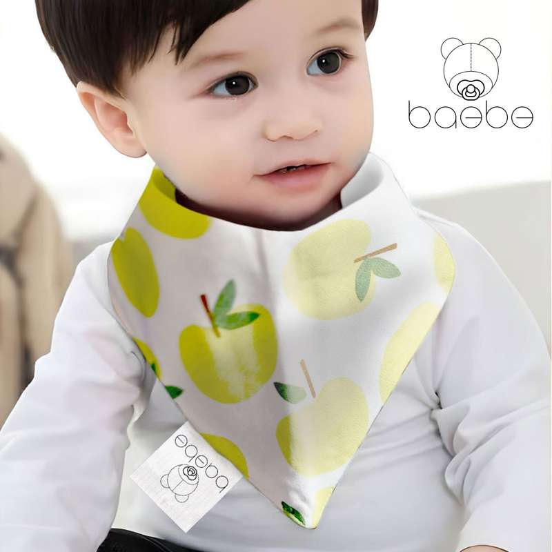 baebe - 2pcs Triangle Cotton Bib
