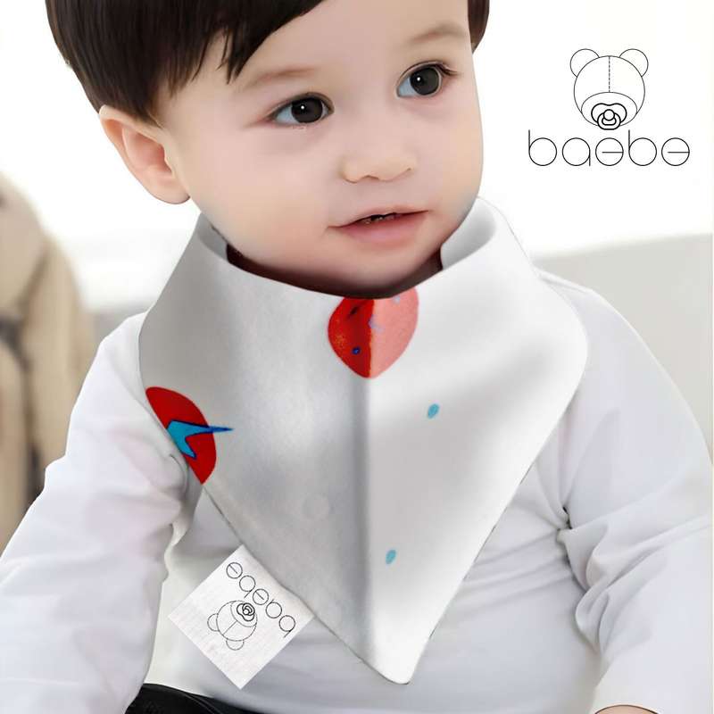 baebe - 2pcs Triangle Cotton Bib