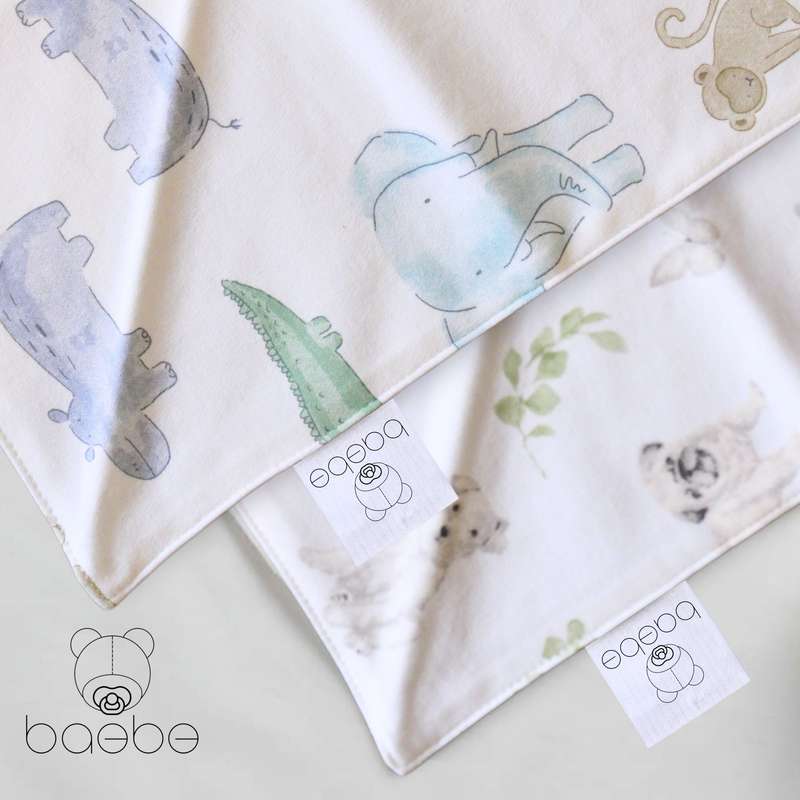 baebe - 2pcs Triangle Cotton Bib