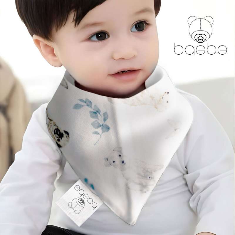 baebe - 2pcs Triangle Cotton Bib