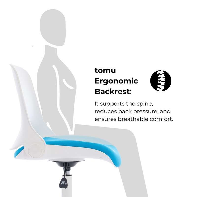 tomu Furniture - Foldable Ergonomic Office Chair