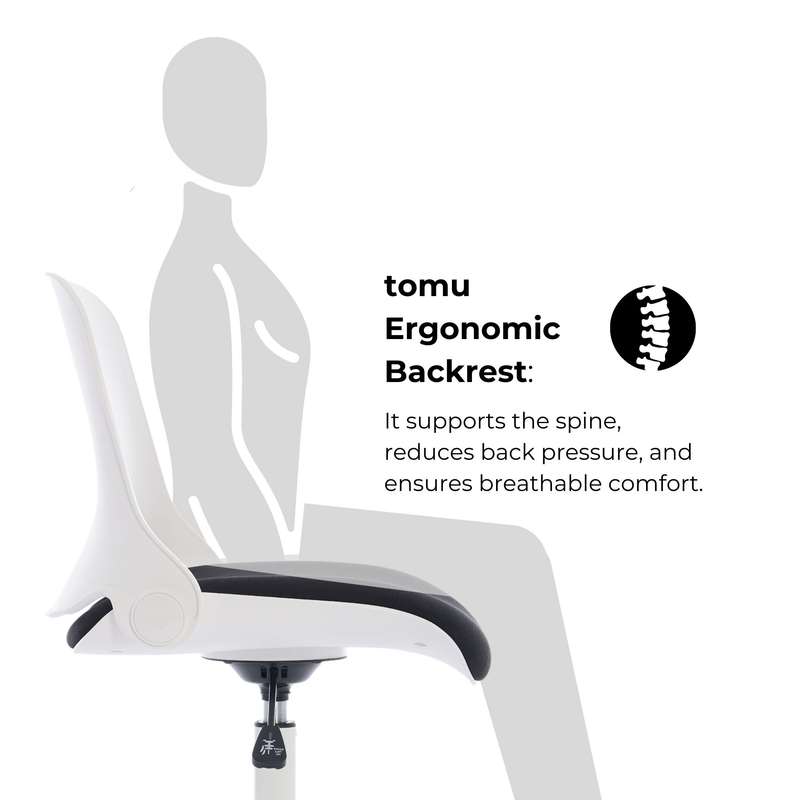 tomu Furniture - Foldable Ergonomic Office Chair