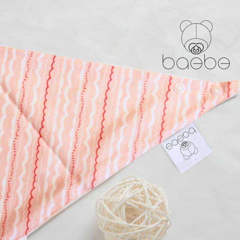 baebe - 2pcs Triangle Cotton Bib