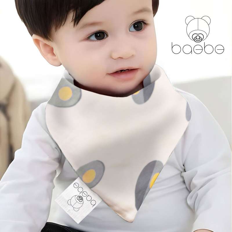 baebe - 2pcs Triangle Cotton Bib