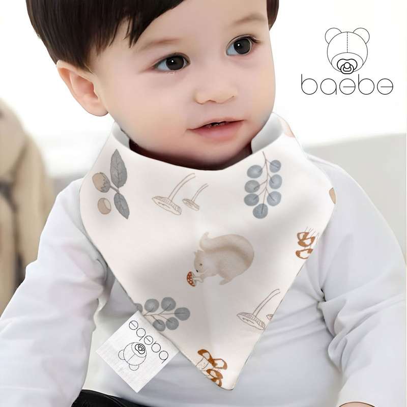 baebe - 2pcs Triangle Cotton Bib