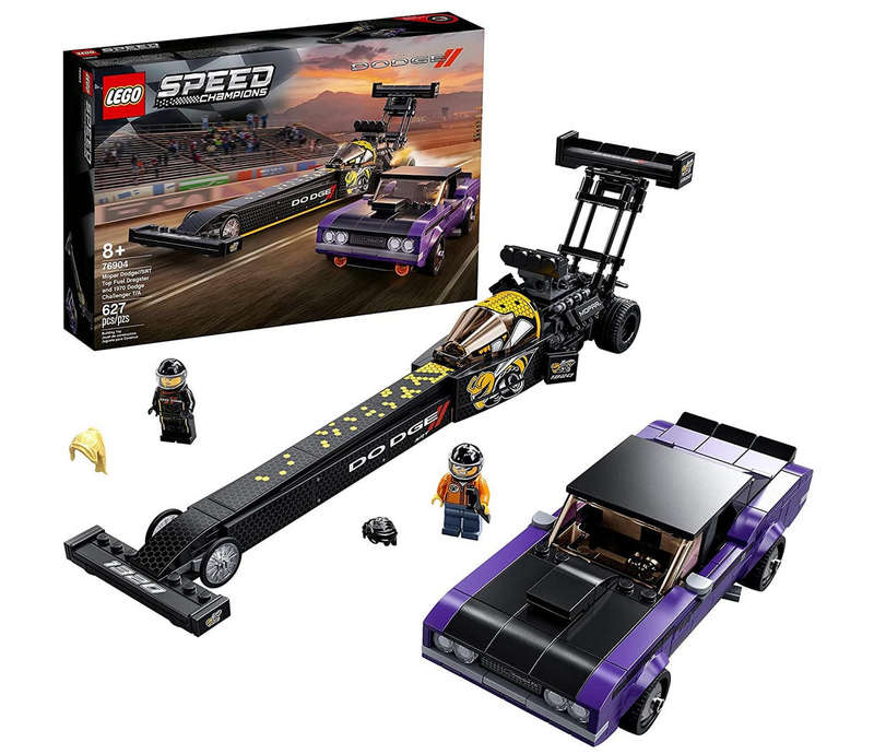 LEGO 76904 Speed Champions Mopar Dodge SRT Top Fuel Dragster& 1970 Dodge Challenger Ultra-rare find