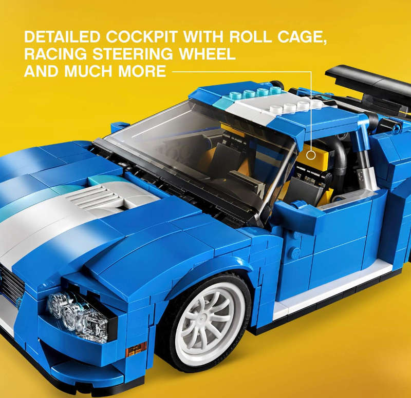 LEGO 31070 Creator Turbo Track Racer (Discontinued by Manufacturer 2017) Ultra-rare find