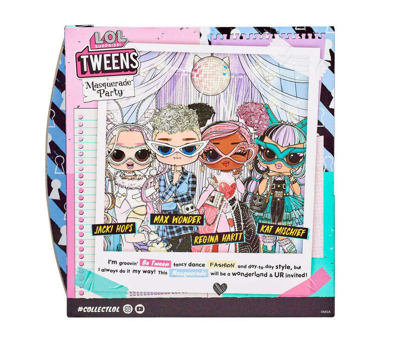 LOL Surprise Tweens Masquerade Party Max Wonder Fashion Doll with 20 Surprises Accessories