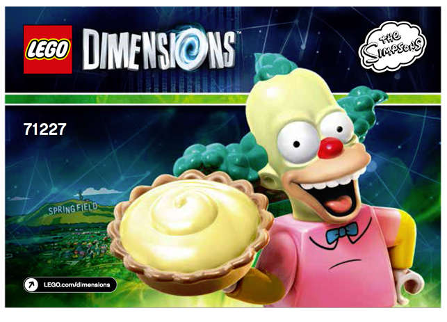 LEGO 71227 Dimensions Fun Pack Krusty the Clown (Discontinued by Manufacturer 2015) Ultra-rare find