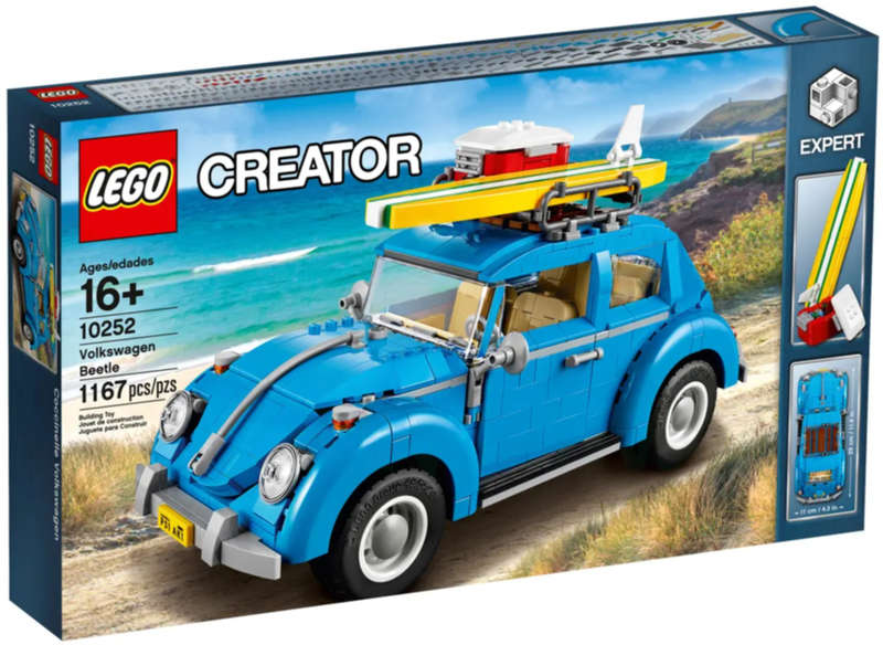 LEGO 10252 Creator Expert Volkswagen Beetle (Discontinued by Manufacturer 2016) Collectors Grail