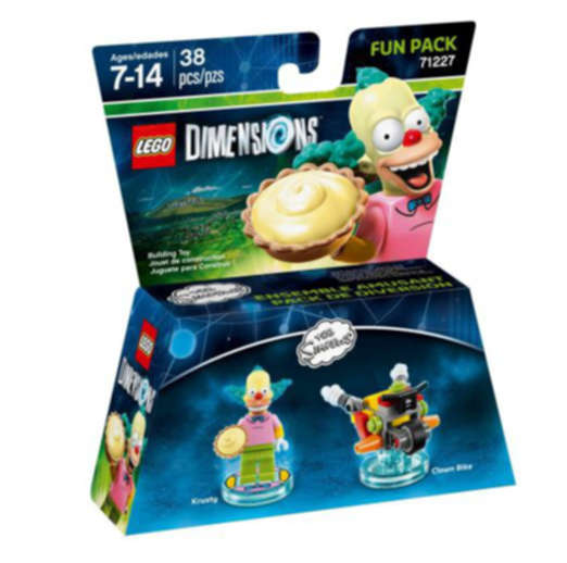 LEGO 71227 Dimensions Fun Pack Krusty the Clown (Discontinued by Manufacturer 2015) Ultra-rare find