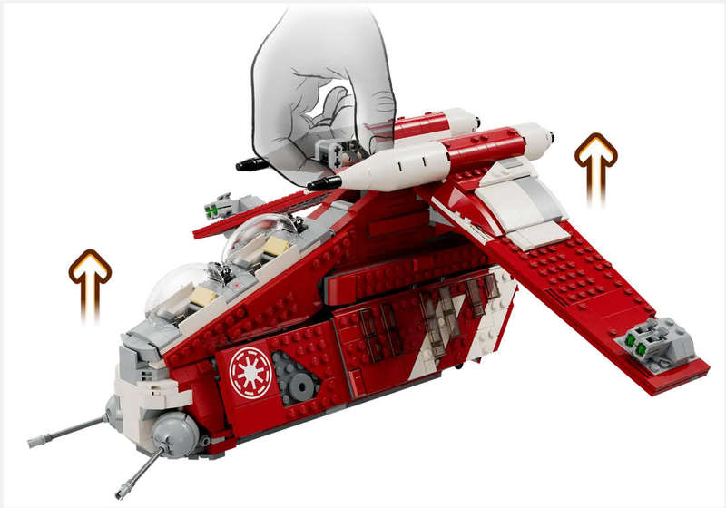LEGO 75354 Star Wars The Clone Wars Coruscant Guard Gunship