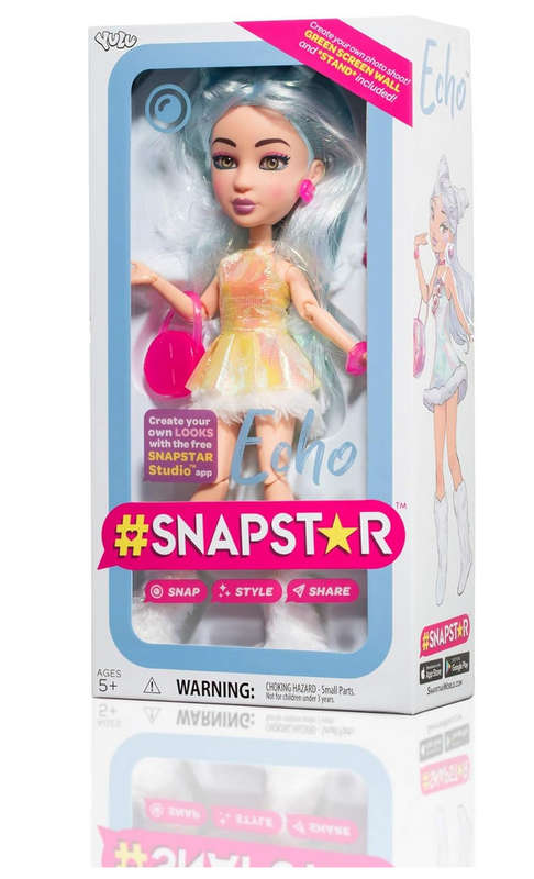 STAPSTAR Poseable Dolls - Echo - Create Your Own Looks with The Free Snapstar Studio App