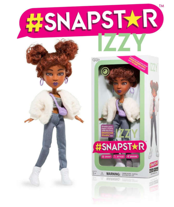 STAPSTAR Poseable Dolls - Izzy - Create Your Own Looks with The Free Snapstar Studio App