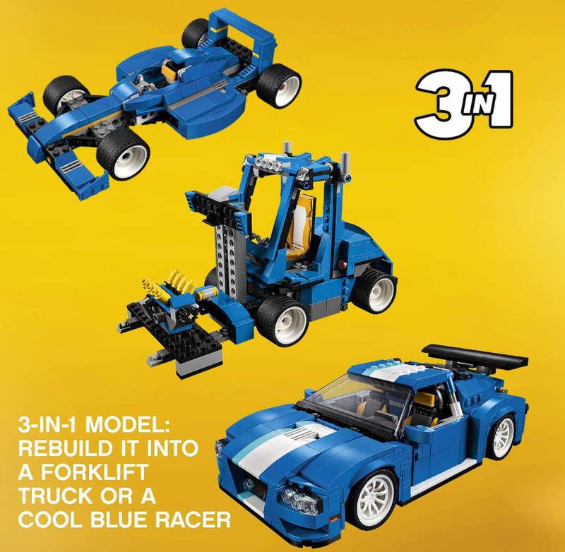 LEGO 31070 Creator Turbo Track Racer (Discontinued by Manufacturer 2017) Ultra-rare find