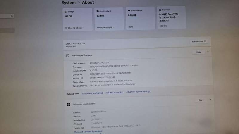 Dell Inspiron 620 i5 Desktop