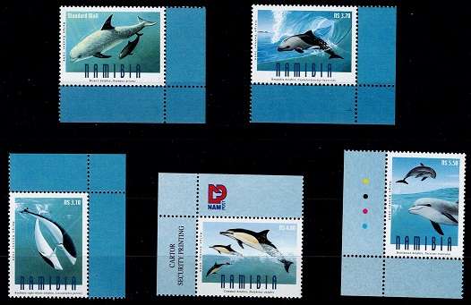 Namibia 2005-6 Crop Production, Seagulls & Dolphins sets, VF UM