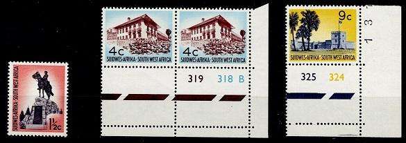 SWA 1970-71 Mix of Defin Re-issued Values, VF UM