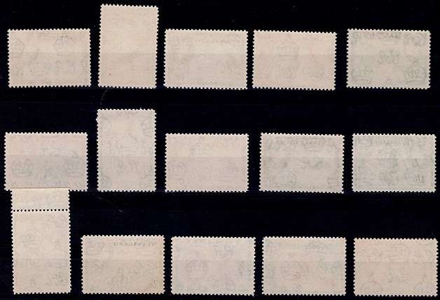 Nyasaland 1953 QEII Defin set complete VF UM