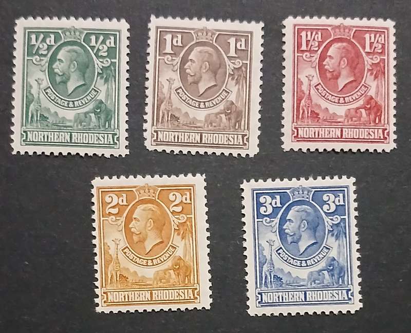 Northern Rhodesian Lot MNH