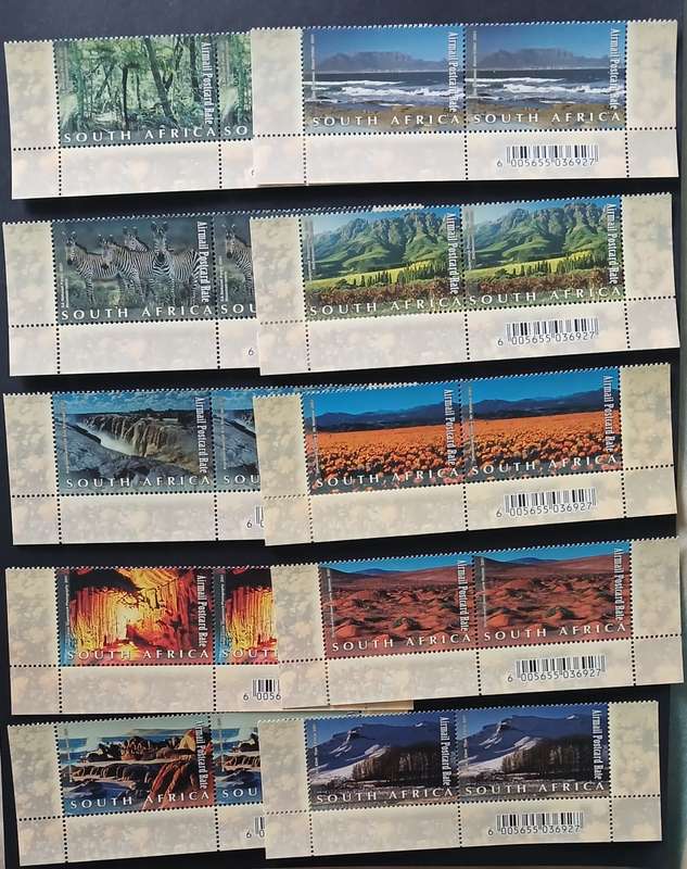 2001 SA Natural Wonders 10 pairs