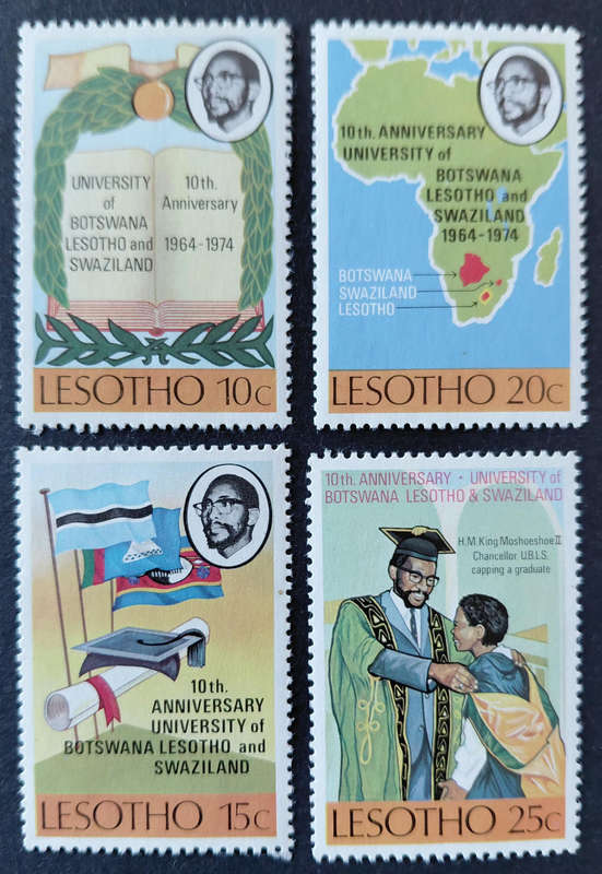 1967-169 Lesotho Designs x4 sets of MNH stamps