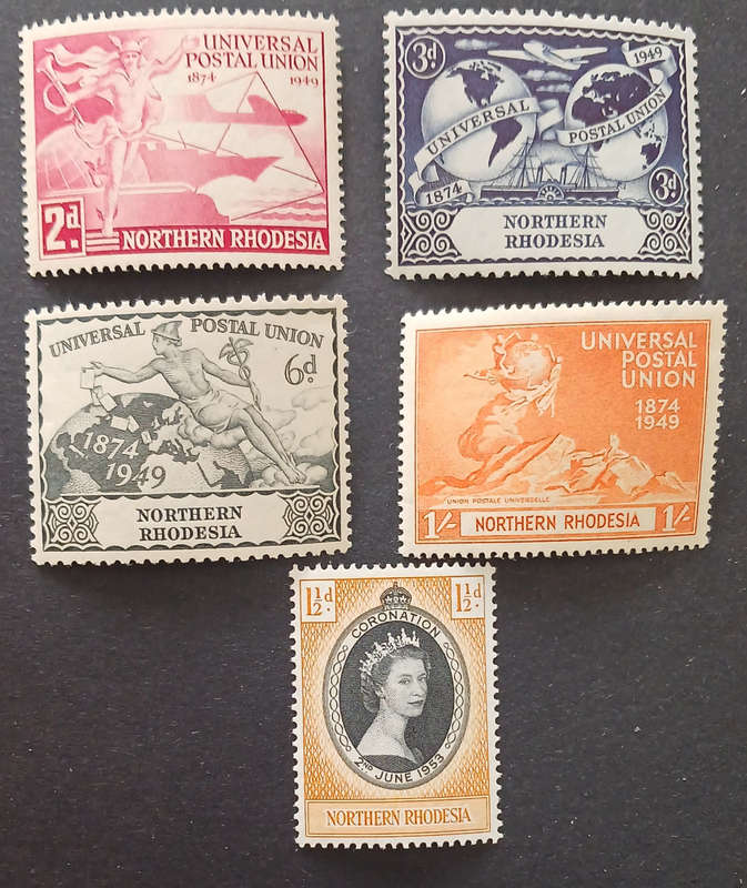 Northern Rhodesian Lot MNH